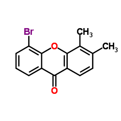 9H-Xanthen-9-one, 5-bromo-3,4-dimethyl- Structure