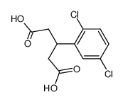 3-(2,6-Dichlorophenyl)pentanedioic acid结构式