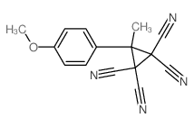 1,1,2,2-Cyclopropanetetracarbonitrile,3-(4-methoxyphenyl)-3-methyl- picture