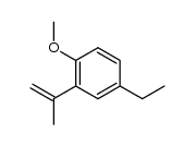4-ethyl-2-isopropenyl-anisole Structure