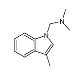 1-[(N,N-dimethylamino)methyl]-3-methylindole Structure