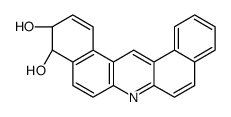 Dibenz(a,j)acridine-3,4-diol, 3,4-dihydro-, trans- Structure