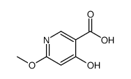 6-methoxy-4-oxo-1H-pyridine-3-carboxylic acid结构式