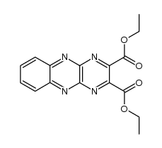 diethyl pyrazino[2,3,b]quinoxaline 2,3-dicarboxylate结构式