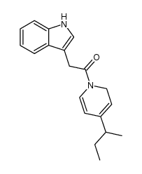 1-(4-(sec-butyl)pyridin-1(2H)-yl)-2-(1H-indol-3-yl)ethanone Structure