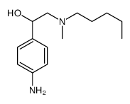 1-(4-aminophenyl)-2-[methyl(pentyl)amino]ethanol结构式