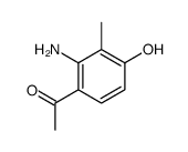 1-(2-Amino-4-hydroxy-3-methylphenyl)ethanone structure