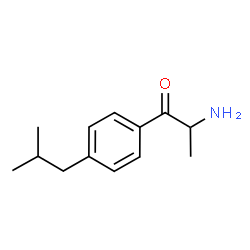 1-Propanone,2-amino-1-[4-(2-methylpropyl)phenyl]- Structure