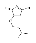 3-(3-methylbutoxy)pyrrolidine-2,5-dione Structure