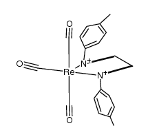 Re(CO)3(p-Tol-DAB)结构式