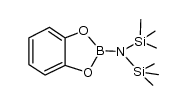 o-OC6H4OBN(Si(CH3)3)2 (cyclic)结构式