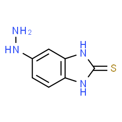 2-Benzimidazolethiol,5(or6)-hydrazino-(6CI)结构式