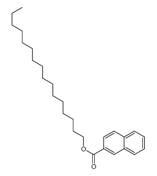 hexadecyl naphthalene-2-carboxylate Structure