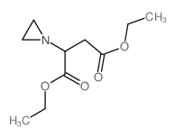 Butanedioic acid,2-(1-aziridinyl)-, 1,4-diethyl ester Structure