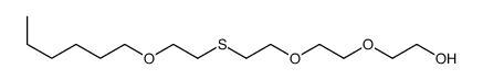 2-[2-[2-(2-hexoxyethylsulfanyl)ethoxy]ethoxy]ethanol Structure