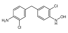 N-[4-[(4-amino-3-chlorophenyl)methyl]-2-chlorophenyl]hydroxylamine结构式