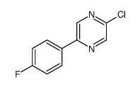 2-chloro-5-(4-fluorophenyl)pyrazine Structure