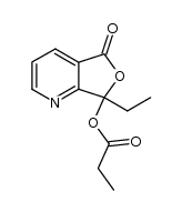 4-aza-3-ethyl-3-propionyloxy-1(3H)-isobenzofuranone结构式
