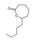 7-pentyloxepan-2-one结构式
