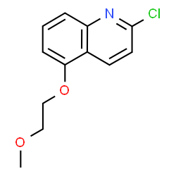 Quinoline, 2-​chloro-​5-​(2-​methoxyethoxy)​- Structure
