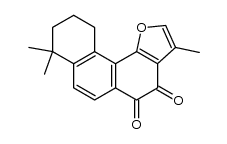 3,8,8-trimethyl-8,9,10,11-tetrahydrophenanthro[4,3-b]furan-4,5-dione结构式