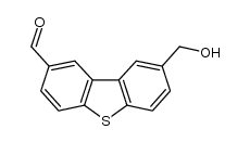 2-formyl-8-hydroxymethyldibenzothiophene结构式