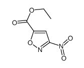 ethyl 3-nitro-1,2-oxazole-5-carboxylate结构式