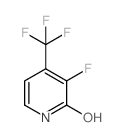 2-Hydroxy-3-fluoro-4-(trifluoromethyl)pyridine Structure