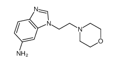 3-(2-morpholin-4-ylethyl)benzimidazol-5-amine Structure