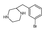 (2S)-2-[(3-bromophenyl)methyl]piperazine结构式
