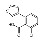 2-chloro-6-thiophen-3-ylbenzoic acid结构式