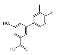3-(4-fluoro-3-methylphenyl)-5-hydroxybenzoic acid结构式