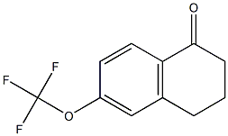 6-(trifluoromethoxy)-3,4-dihydronaphthalen-1(2H)-one结构式