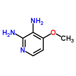 4-甲氧基-(9CI)-2,3-吡啶二胺结构式