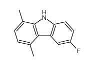 3-fluoro-5,8-dimethyl-9H-carbazole Structure