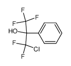 α-(Chlordifluormethyl)-α-(trifluormethyl)-benzylalkohol Structure