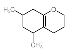 2H-1-Benzopyran,3,4,5,6,7,8-hexahydro-5,7-dimethyl- Structure