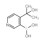 (4-(2-羟基丙-2-基)吡啶-3-基)硼酸结构式