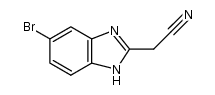 5-Bromo-2-(cyanomethyl)benzimidazole Structure
