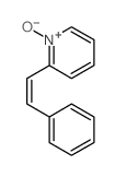 Pyridine,2-(2-phenylethenyl)-, 1-oxide structure