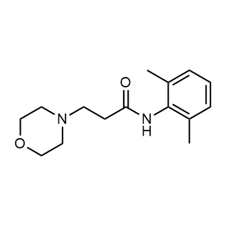 N-(2,6-二甲基苯基)-3-吗啉代丙酰胺图片