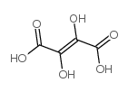 2-Butenedioic acid,2,3-dihydroxy-, (2E)- Structure