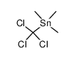 Trimethyl(trichloromethyl)stannane结构式