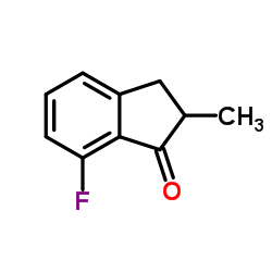 7-Fluoro-2-methyl-1-indanone结构式