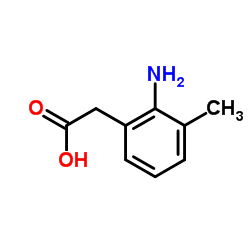 2-(2-amino-3-methylphenyl)acetic acid structure