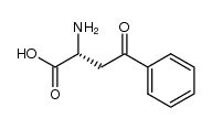 (2R)-2-Amino-4-oxo-4-phenylbutyric acid结构式