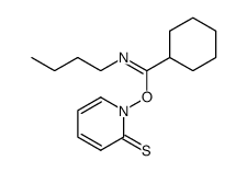 2-thioxopyridin-1(2H)-yl N-butylcyclohexanecarbimidate Structure
