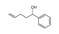 (-)-1-phenyl-pent-4-en-1-ol结构式