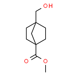 4-(羟甲基)双环[2.2.1]庚烷-1-甲酸甲酯结构式