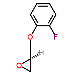 (2R)-2-[(2-Fluorophenoxy)methyl]oxirane结构式